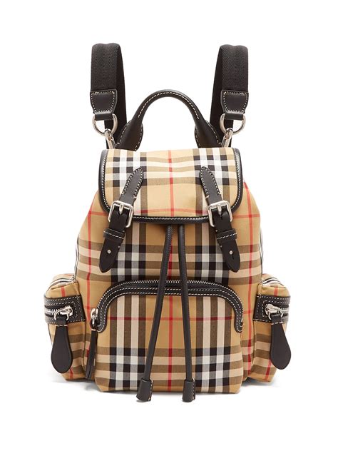 burberry rucksack anni 80|BURBERRY Vintage Check Small Rucksack Backpack Antique .